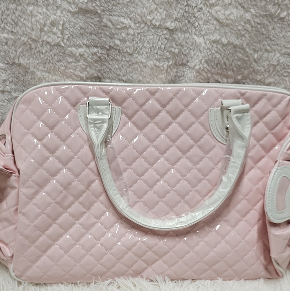 Hello Kitty Sanrio Travel Bag Hand Carry Luggage Cute Gym Bag Kawaii Y2K Pink - Picture 7 of 10